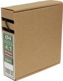 Quadrios 25CA725 Krimpkous met lijm Zwart 4 mm 1 mm Krimpverhouding:4:1 10 m