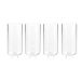 Born In Sweden Vase Stumpastaken Lot de 4 Transparent