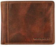 Maverick Brepols NV Maverick the Original Billfold Portemonnee Bruin Leer RFID