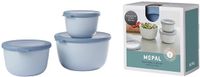 Mepal Multikom Cirqula vershouddoos set - 500 + 1000 + 2000 ml - Rond - Nordic blue
