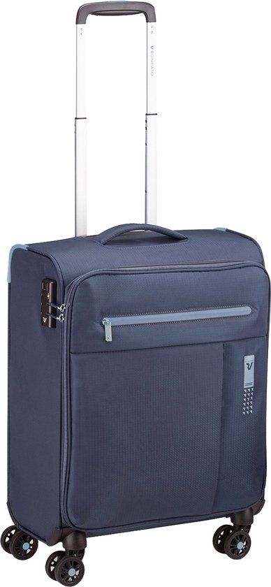 Roncato Lite Soft 4 Wheel Cabin Trolley blu navy