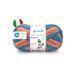Gründl Wol Hot Socks Madena 4-voudig 1 kluwen 100 g, wit-oranje