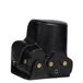 MegaGear MG760 Ever Ready lederen camera-hoes met draagriem en batterijtoegang voor Sony Cyber-shot DSC-RX10 IV/DSC-RX10 III zwart