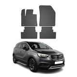 OMAC Tapis de sol pour Opel Grandland X 2017-2025 Tapis en caoutchouc Noir 4x