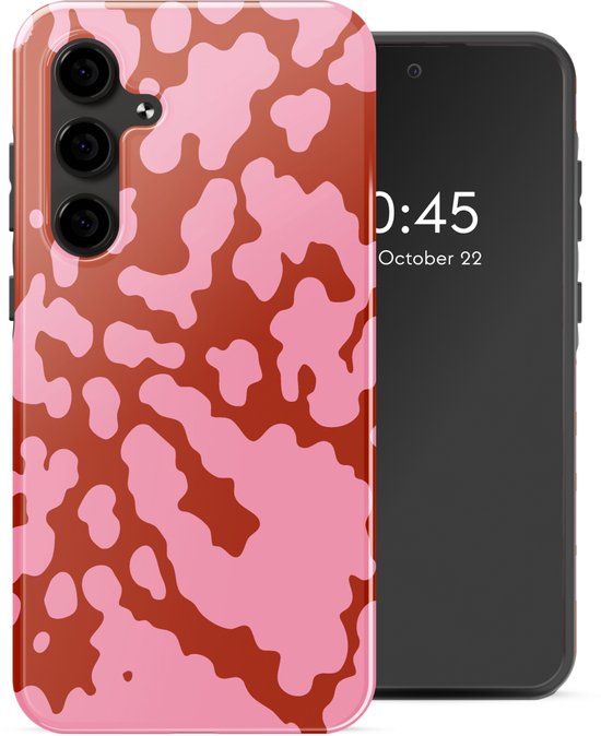Selencia Hoesje - Geschikt voor Samsung Galaxy S24 FE - Backcover - Moo’d Blush Pink