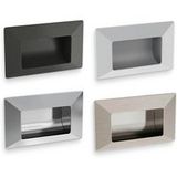 Mital Muschelgriff MA24 aus Metall, BA 64 mm, Nickel satiniert