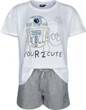 Star Wars You R2 - D2 Cute Pyjama wit-grijs Katoen