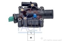 FACET 7.8671 Thermostat d'eau Made in Italy - OE Equivalent, Température d'ouverture: 91°C, avec joint d'étanchéite