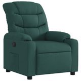 VidaXL Accentstoel Stof Groen Verstelbaar 755x930x995 mm