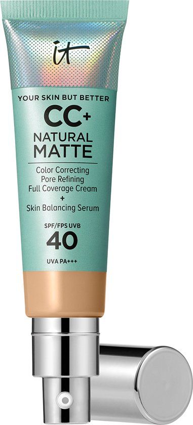 It Cosmetics Your Skin But Better CC+ Natural Matte SPF40 Foundation - Medium Tan - 32ml