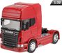 Scania Model 1:32, SCANIA V8 R730, remorque à deux essieux, rouge