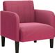 vidaXL Fauteuil met armleuningen, fluweelrood, wijnrood