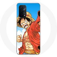 Maniacase Etui voor Oppo A54 5G One Piece Luffy Anime