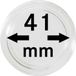 Lindner Hartberger capsules de monnaie diamètre intérieur Ø 41 mm (10x)