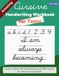 Amazing Cursive Handwriting Workbook for Teens