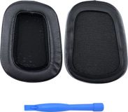 MMOBIEL Vervangende Oorkussens voor Logitech G35, G230, G231, G233, G332, G430, G431, G432, G433, G533, G633, G633S, G635, G930, G933, G933S, G935 Hoofdtelefoon – Protein PU Oorkussens – Zwart