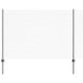 vidaXL - Zeshoekig gaashek met palen - 10 x 1,5 m - PVC-Coated - Staal - Grijs