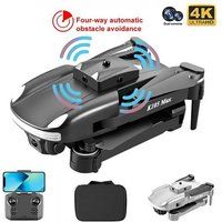 SZSMART K105 Max minidrone met intelligente obstakelontwijking met dubbele 4K camera (1 batterij - Levensduur batterij: 15 min - zwart)