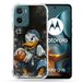 Cokitec Versterkte hoes voor Motorola G05 / E15 Street Art Donald Duck