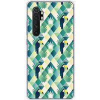 Xiaomi Mi Note 10 Lite Toucan diamant siliconen hoesje