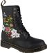 Dr. Martens 1490 Floral Damen Stiefel Schwarz Größe 36