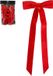 Mica Decorations ornement de Noël en velours nœud 48cm Rouge 4 pièces