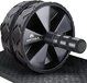 Amonax Convertible Exercise Wheel Roller Ab Wheel Ab Roller met Grote Kniemat voor Buikspiertraining. Buiktrainer, Buikspierroller, Buiktraining voor Mannen en Vrouwen (Zwart)