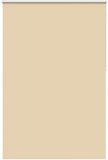 vidaXL Rolgordijn verduisterend 160x230 cm stofbreedte 156,6 cm beige