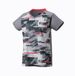 Yonex Damespolo XL Grijs Polyester Korte Mouw Camouflage Sportmode