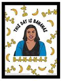 Pyramid International The Office Poster Ingelijste Print Collector's Edition (This Day is Bananas Design) 30cm x 40cm - Officiële Merchandise