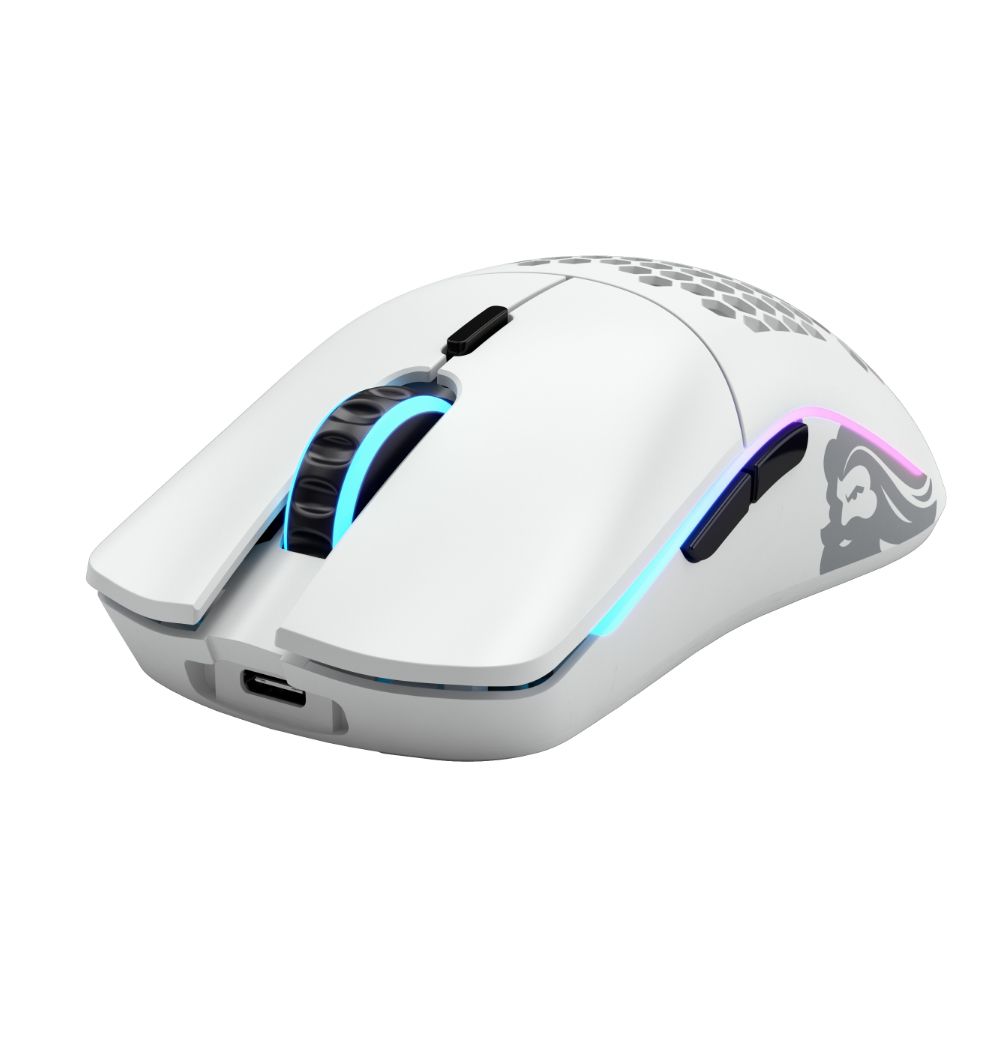 Glorious PC Gaming Race Model O- Wireless Gaming Mouse - 19000 DPI - White