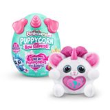 Rainbocorns Puppycorn Bow Surprise, Puppycorn Series 3, Pinky the Chihuahua - Collectible Plush - 5 lagen verrassingen, schil en onthullen hart, stickers, slijm, leeftijd 3+ (Chihuahua)