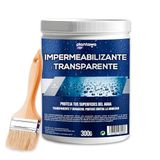 Plantawa Transparante impregnering, 300 g, ultieme waterdichte coating, creëert een beschermende film, waterdicht en vochtbestendig, waterdichte coating voor binnen en buiten