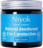 Niyok Light Ocean - Deocrème - 40 ML - Anti-transpirant - Mediterrane geur - Gevoelige huid