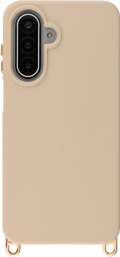 Selencia Rivièra MagSafe Backcover met afneembare haakjes voor de Samsung Galaxy A17 (5G) / (4G) - Milky Latte
