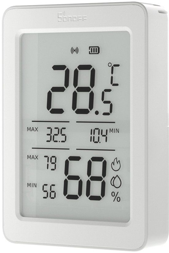 Sonoff SNZB-02DR2 AirGuard TH Zigbee Temperatuur- en Vochtigheidssensor