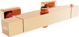 Mexen Cube thermostatische douchekraan, roze goud