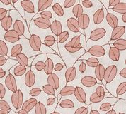A.S. Création vliesbehang met bladmotief in grijs, roze, rood – scandinavisch bloemenbehang 10,05 m x 0,53 m – 791482