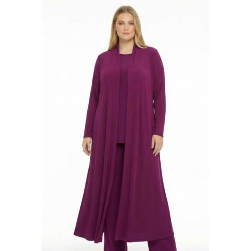 YOEK vest Plus Size - paars