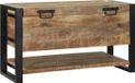 vidaXL Coffre de rangement Marron 80 x 35 x 45 cm Bois de manguier massif