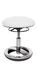 Topstar SU89BR3 Sitness Bobby, kruk voor kinderen, lage zithoogte: 38-46 cm, voetring gepolijst aluminium, stoffen bekleding, wit