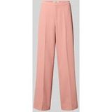 Mos Mosh Wide leg high waist pantalon roze