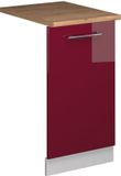 Vicco Fame-Line Vaatwasserfrontpaneel – 45 cm, WB Eik Bordeauxrode hoogglans