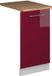 Vicco Fame-Line Vaatwasserfrontpaneel – 45 cm, WB Eik Bordeauxrode hoogglans