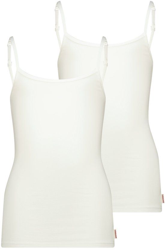 Vingino Girls-singlet-2pack - Meisjes - Tops - Maat 146/152 - Wit