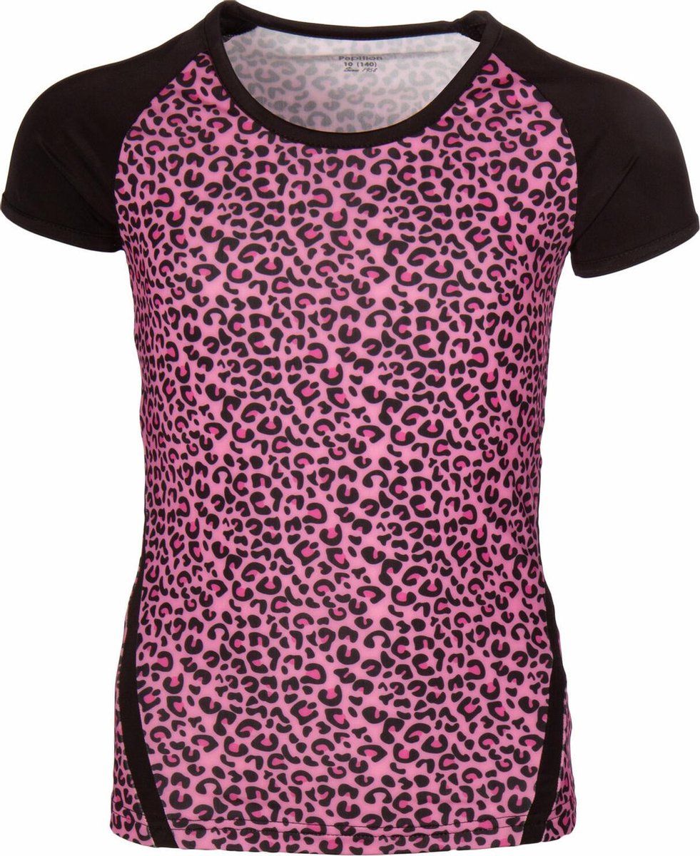 Papillon dansshirt Raglan junior roze - Zwart - Polyester