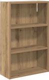 vidaXL Badkamerkast Artisanaal eiken 40 x 16 x 62,5 cm