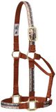 Weaver Leather Niet-verstelbare nylon paardenhalter met patroon, Trekking West, Medium