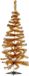 Krist+ Kunst kerstboom - goud - H120 cm - kunststof - kunstboom