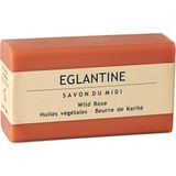 Savon du midi Zeep met sheaboter, wilde roos (100 g)